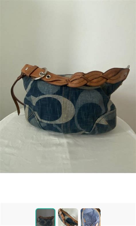 Coach denim bag, Women's Fashion, Bags & Wallets, Shoulder Bags on ...