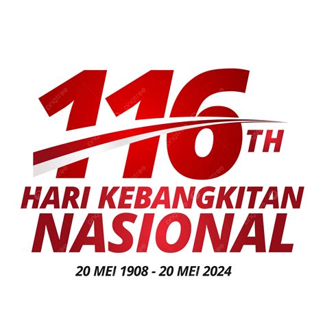 Logo Resmi Hari Kebangkitan Nasional Ke 116 Vektor Harkitnas 2024