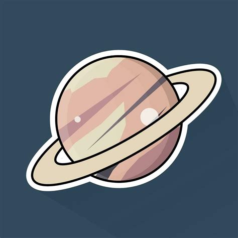 Illustration Vector of Saturn in Flat Design 34116388 Vector Art at ...