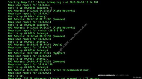 Udemy Nmap For Beginners The Complete Guide آموزش کامل مقدماتی انمپ