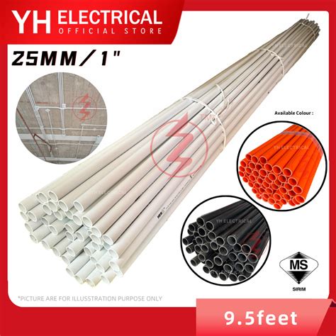 Feet Mm Pvc Conduit Pipe Electrical Sirim Approved Paip