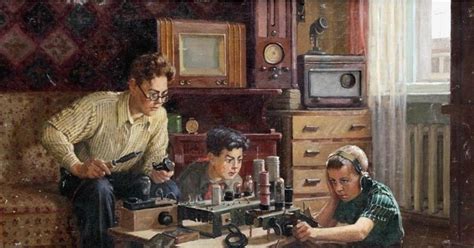 "Юные радиолюбители", 1950-еАвтор: Зенькова Р | Пикабу