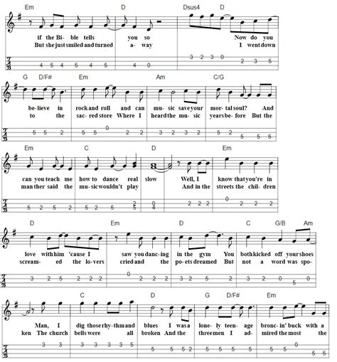 American Pie Banjo Mandolin Tab Tenor Banjo Tabs