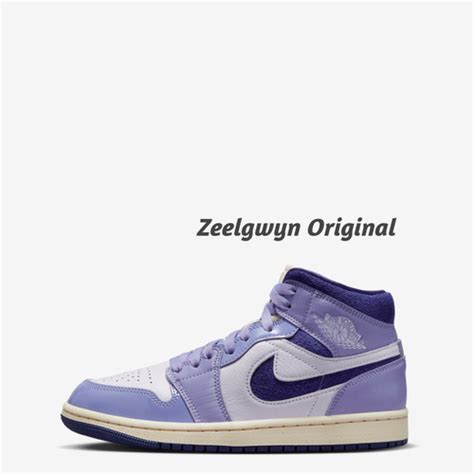 Jual Sepatu Nike Air Jordan Mid Sky Purple Women Original Kota