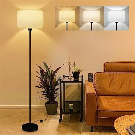 Floor Lamps for Living Room, Modern Standing Lamp with 3 Color ...