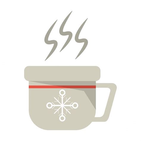 Premium Vector Christmas Hot Coffee Mug