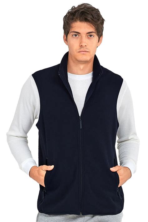 Knockers Mens Outdoor Sleeveless Polar Soft Fleece Full Zip Up Lightwight Vest Jacket