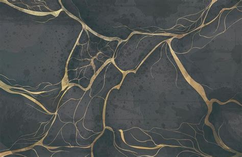 Dark Grey Marble Wallpaper Mural | Ever Wallpaper UK | Grey and gold wallpaper, Grey tone ...