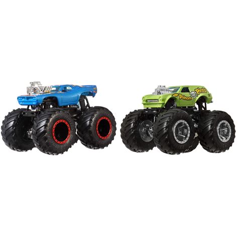 Hot Wheels Monster Trucks Demolition Doubles Pack Of Scale Toy Trucks Styles May Vary