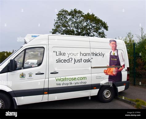 Waitrose delivery van hi-res stock photography and images - Alamy