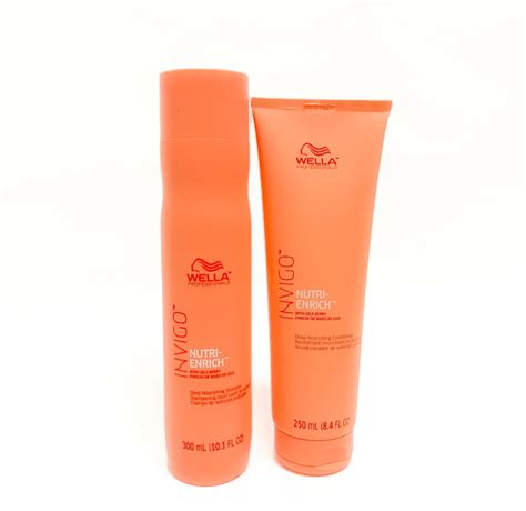 Wella Invigo Nutri Enrich Deep Nourishing Shampoo 101 Oz And Conditioner 84 Oz Duo For All Hair