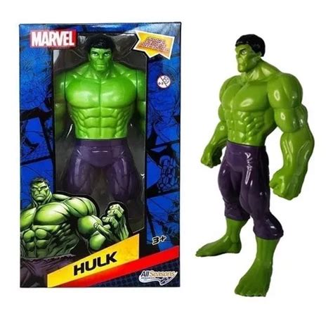 Boneco Brinquedo Hulk Vingadores Articulado Oficial Marvel R Em