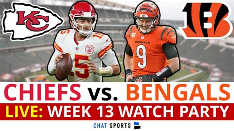 Chiefs Vs Bengals Live Streaming Scoreboard Play By Play Highlights