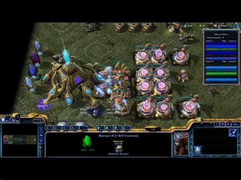 Starcraft Arcade Nexus Wars One Lane V Youtube