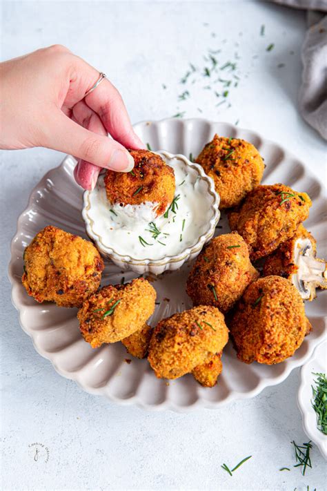 Easy Air Fryer Breaded Mushrooms Super Crispy J Cooking Odyssey