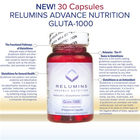 Relumins Advance Nutrition Gluta 1000 And Advance Vitamin C Max Skin