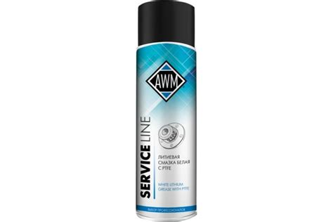 Литиевая белая смазка с PTFE AWM 650 мл 411042011 - выгодная цена ...