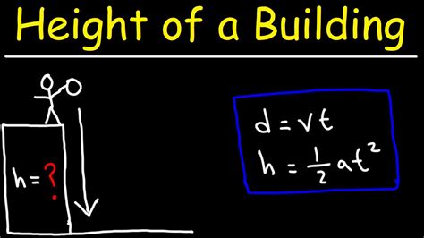 How To Calculate The Height Of A Building Using Physics And The