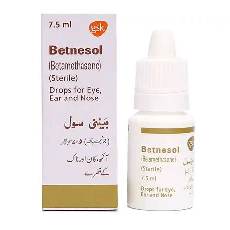 Betnesol Drop 7 5ml Uses Side Effects Price In Pakistan