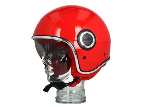 Helm Vespa Vj Jethelm Red Rosso Passione R Xs Cm