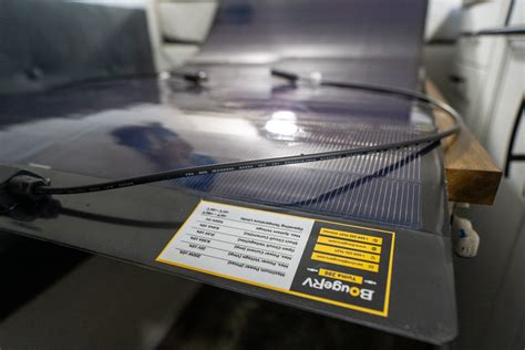 Bougerv Cigs Flexible Solar Panel Made To Explore