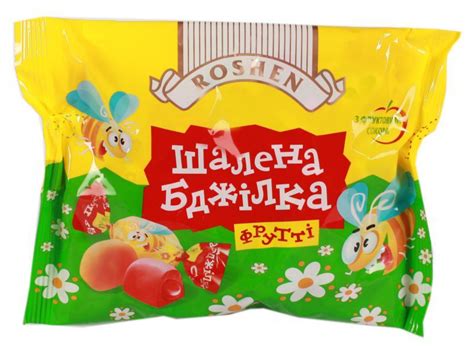 Купить Конфеты желейные Шалена Бджілка, 200гр. Roshen в магазине HappyPen.