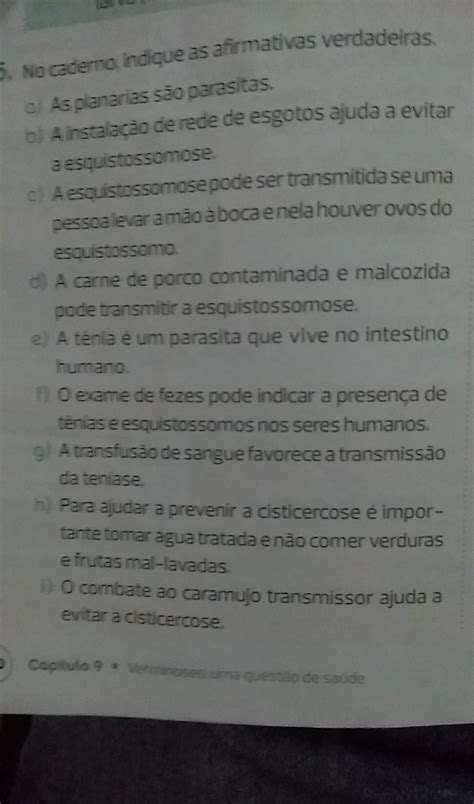 Indique As Afirmativas Verdadeiras - No Caderno Indique As Afirmativas Verdadeiras Ciencias - FDPLEARN