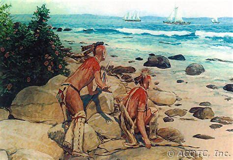 Painting By David Wagner Copyright Acqtc Inc Algonquin Indian