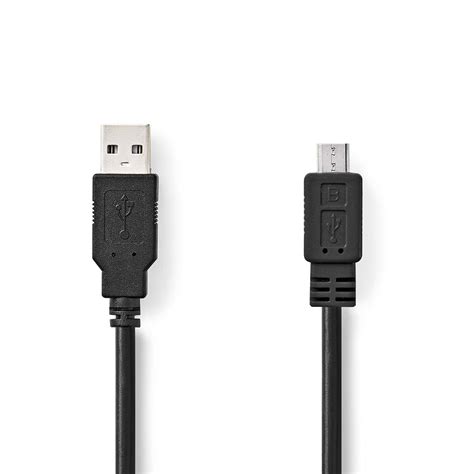 Usb Cable Usb 20 Usb A Male Usb Micro B Male 480 Mbps Nickel