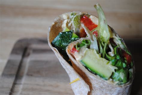 Simple Craves And Olive Oil Roasted Veggie Whole Wheat Wrap