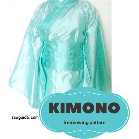 simple kimono diy sewing pattern tutorial sewguide