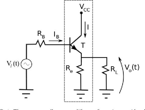 [pdf] Linearity Analysis Of The Common Collector Amplifier Or Emitter Follower Semantic Scholar