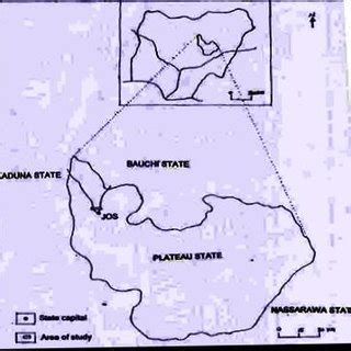 Map of Plateau State | Download Scientific Diagram