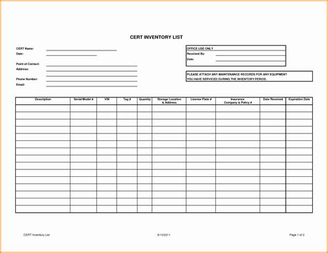 inventory  small business  guiaubuntupt  printable
