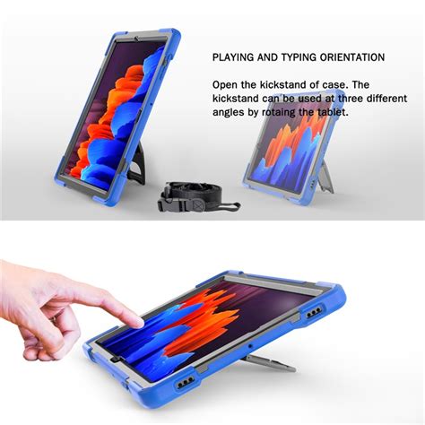 Shop For Samsung Galaxy Tab S7 Plus 360° Swivel Kickstand PC + Silicone ...