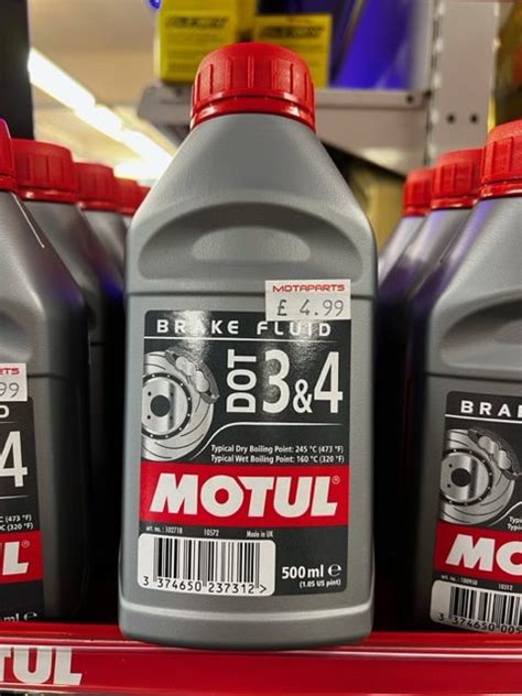 MOTUL DOT 3 4 Fully Synthetic Brake Clutch Fluid Motaparts