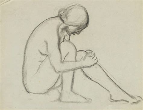 Study Of A Female Nude Works Of Art Ra Collection Royal Academy Of Arts