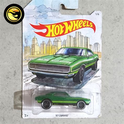 Jual HOT WHEELS HOTWHEELS 67 CAMARO GREEN HIJAU SPECIAL EDITION SILHOUETTE Kota Semarang