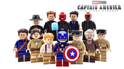 LEGO Captain America The First Avenger How To Build All Main Characters