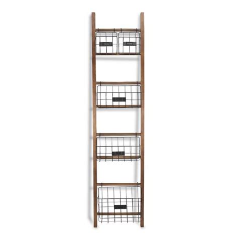 Gracie Oaks Vertical Wooden 6 Ft Blanket Ladder Reviews Wayfair