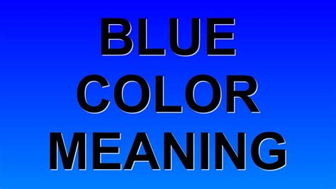 Blue Color Meaning - Effy Moom