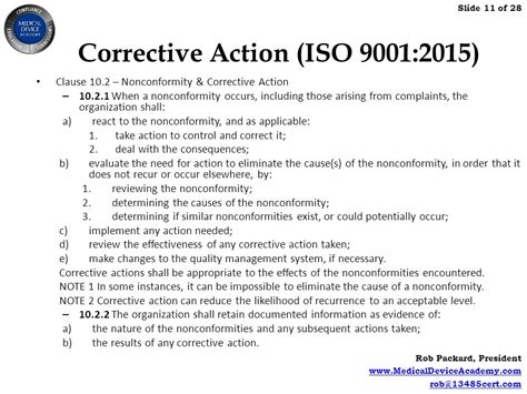 Iso 9001 Corrective Action Examples Templatesfasr