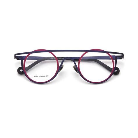 REACT Fashion Forward Titanium Circular Eyeglass Frames