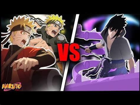 NARUTO SAGE MODE VS SASUKE WAR MUGEN YouTube