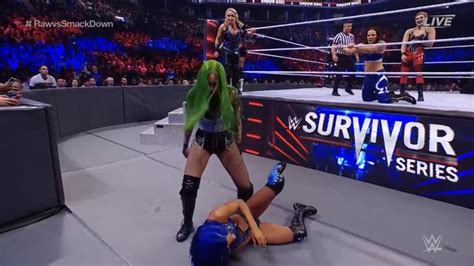 Womens Team Raw Vs Team Smackdown Survivor Series 2021 Youtube