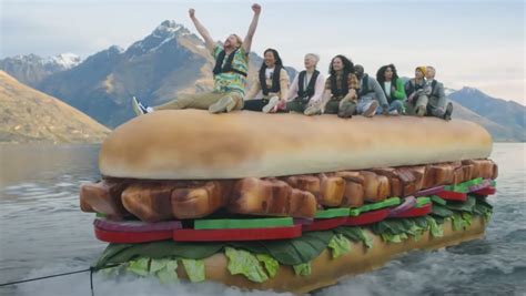 Subway Serves Up A Giant Floating Submarine Sandwich