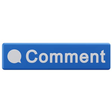 3,319 Comment Button 3D Illustrations - Free in PNG, BLEND, glTF ...