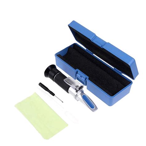 Brix Refractometer 2 In 1 Brix And Salinity Refractometer Atc 0 32 Brix