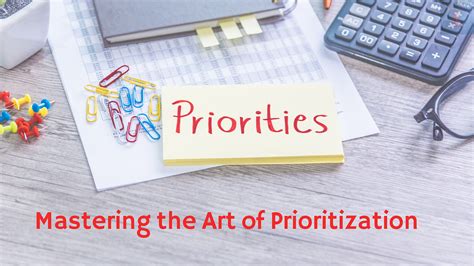 Mastering The Art Of Prioritization How To Identify And Tackle Your Most Important Tasks By