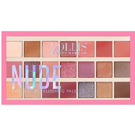 Nude Eyes Cheeks Blushing Palette